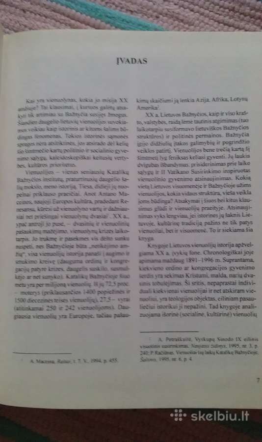 Lietuvos vienuolijos XX a. istorijos bruožai - nuotraukos Nr. 2