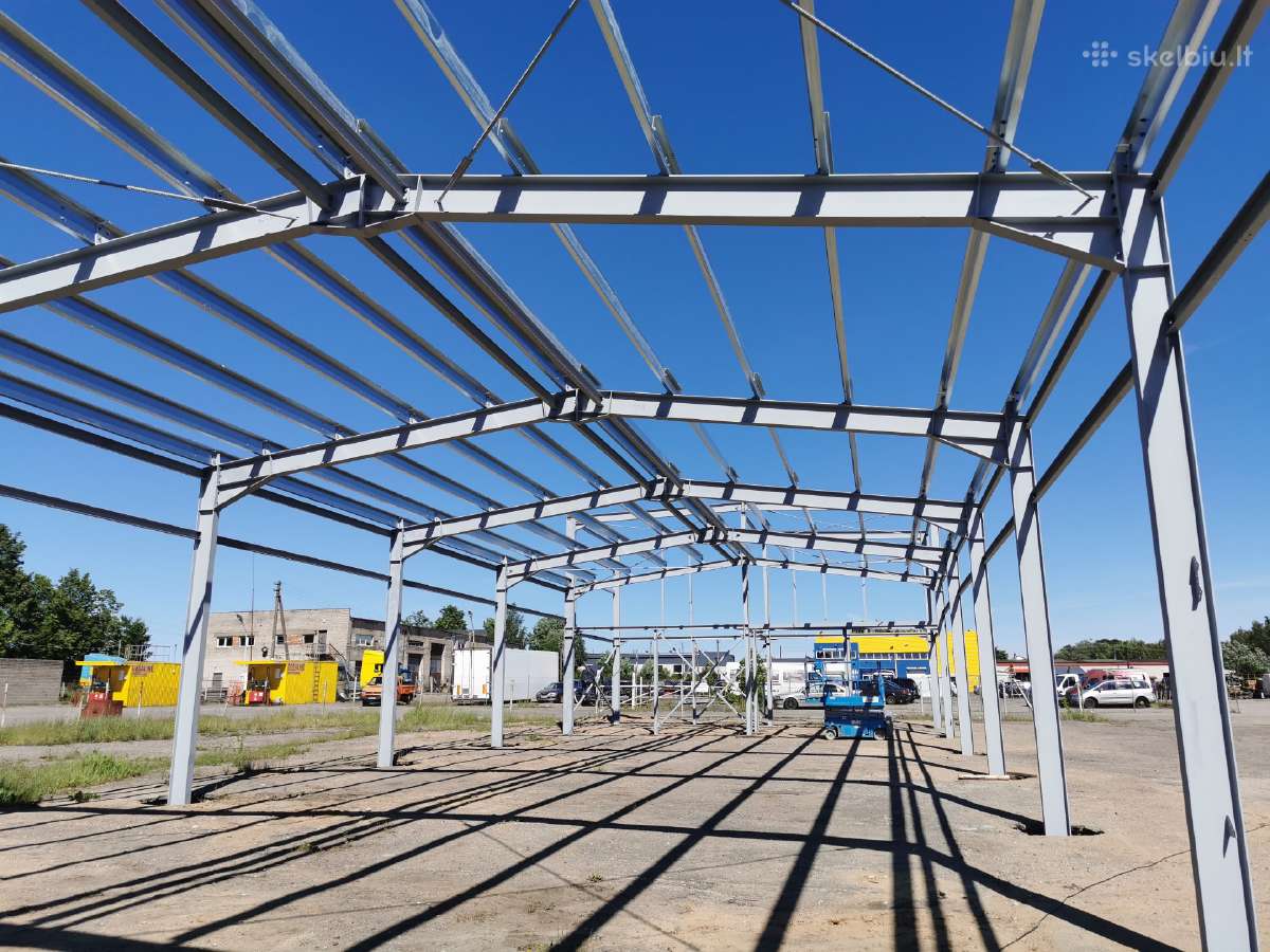 Angarai metalinės konstrukcijos - nuotraukos Nr. 15