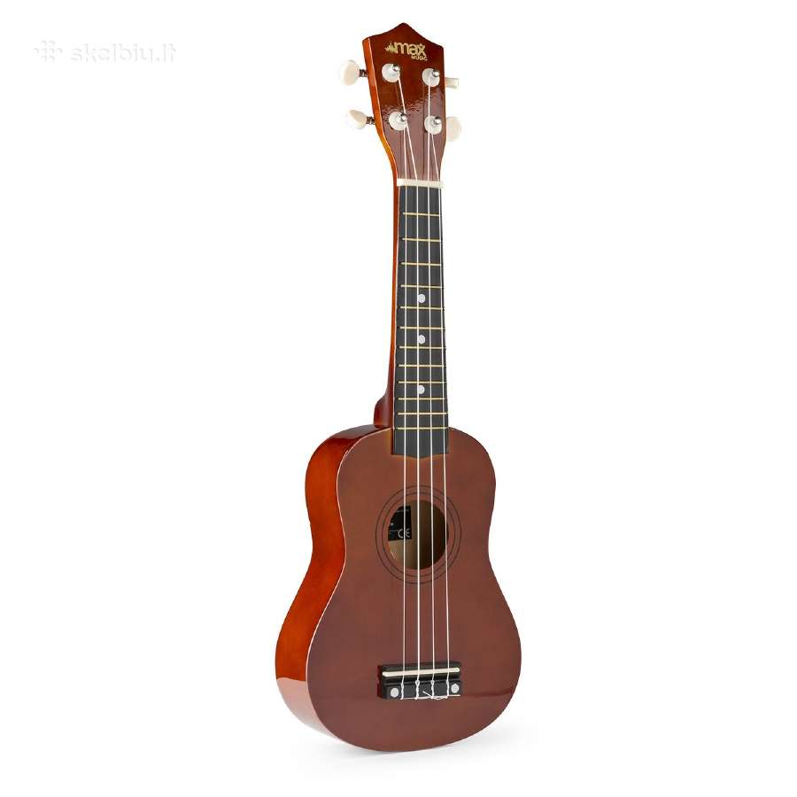 Ukulele rinkinys soprano 21" tamsus medis - nuotraukos Nr. 4