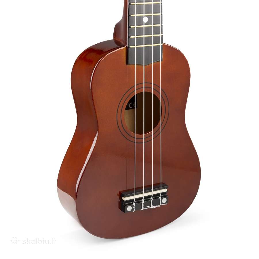 Ukulele rinkinys soprano 21" tamsus medis - nuotraukos Nr. 8