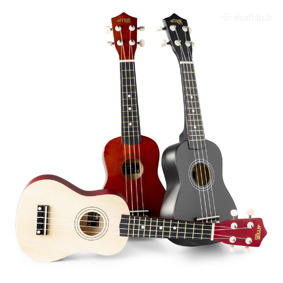 Ukulele rinkinys soprano 21" tamsus medis - nuotraukos Nr. 14