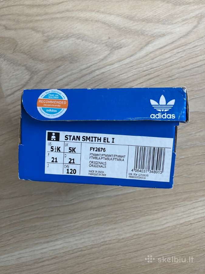 Balti Adidas Stan Smith sportbatukai - nuotraukos Nr. 8