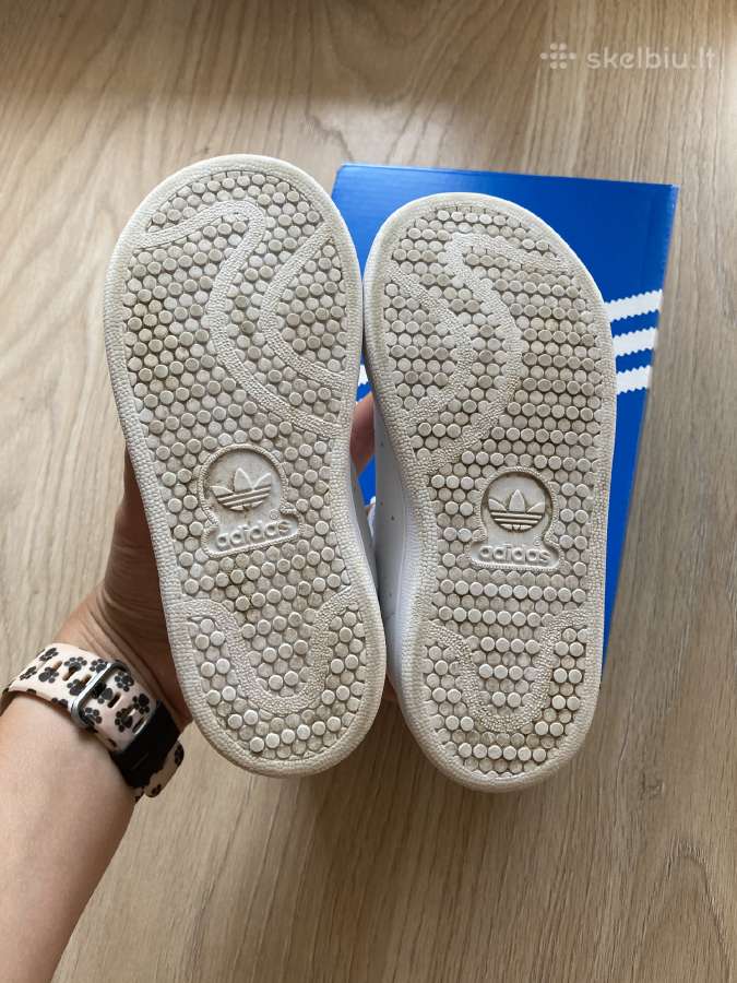 Balti Adidas Stan Smith sportbatukai - nuotraukos Nr. 3