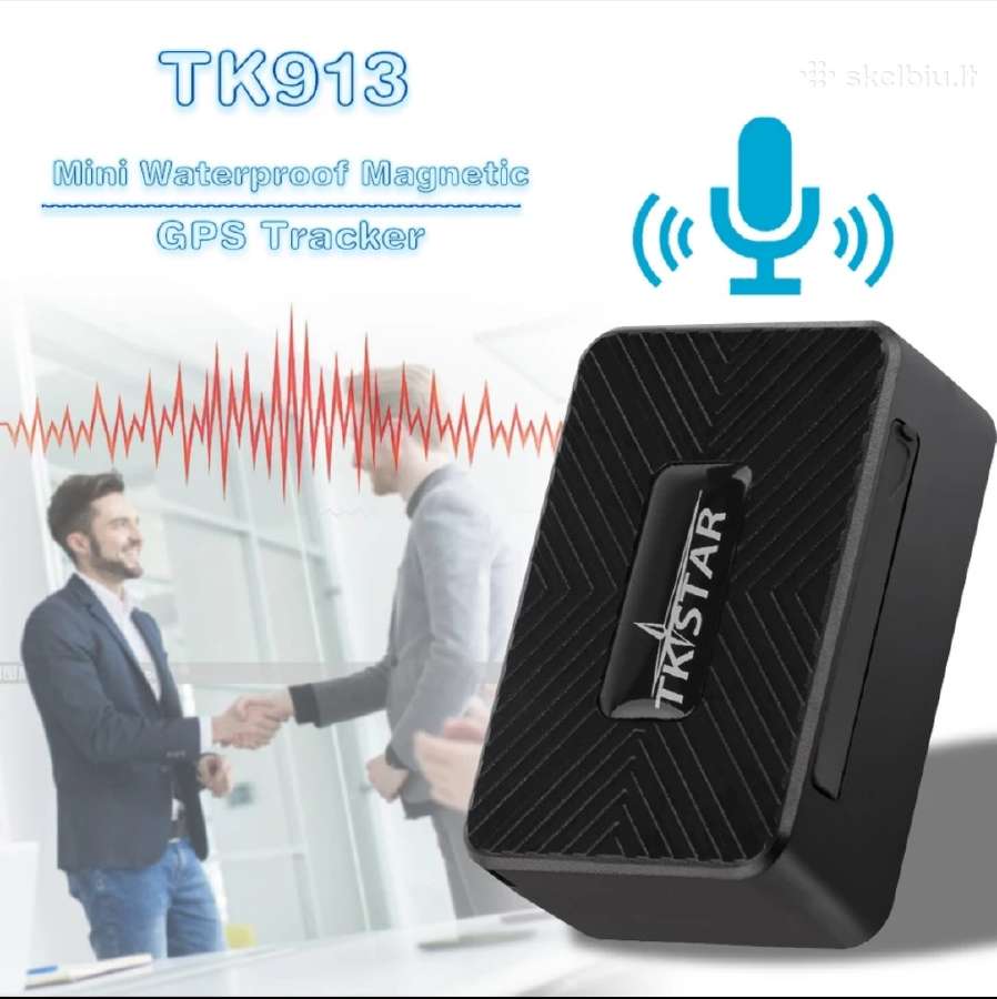 Mini GPS sekliukas su magnetu ir mikrofonu 2026m.