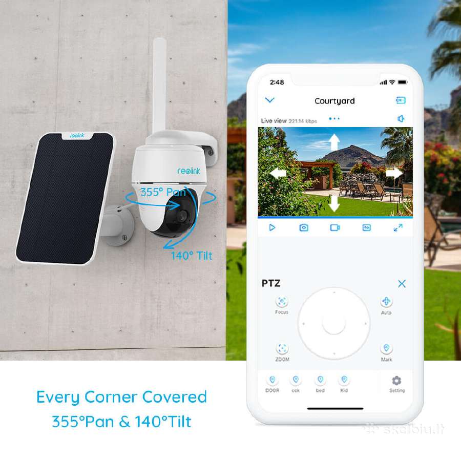 4G Lte lauko valdoma kamera Argus Go Sp Plus - nuotraukos Nr. 5