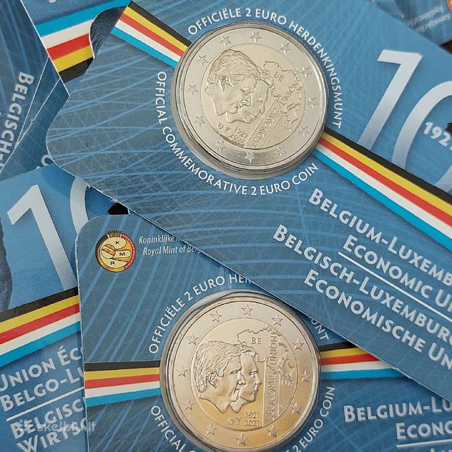 Belgijos rinkinys 2017 su proginėmis monetomis - nuotraukos Nr. 3