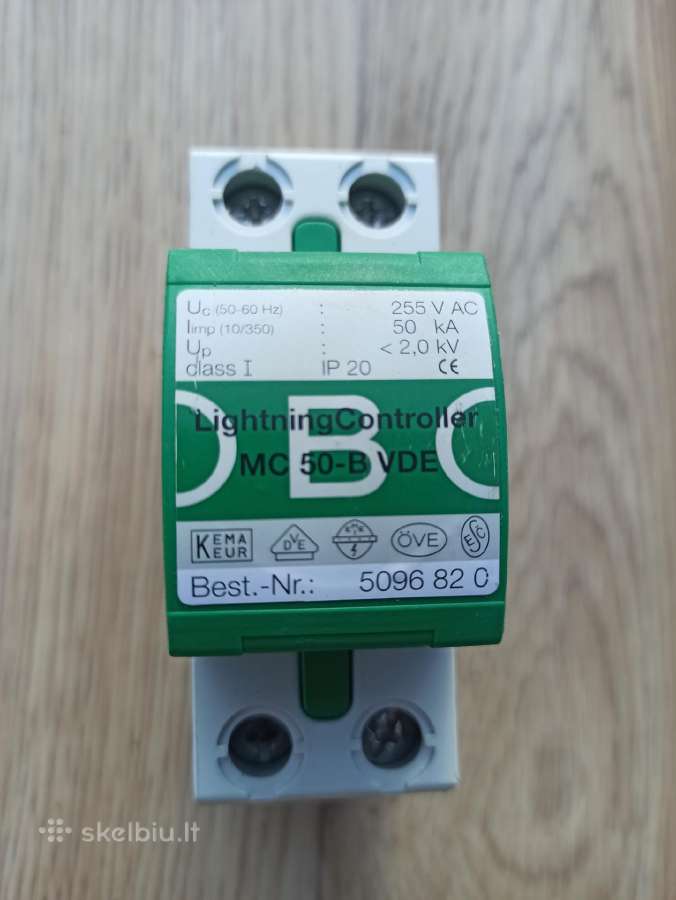 Žaibo viršįtampio iškroviklis Mc 50-b - nuotraukos Nr. 4