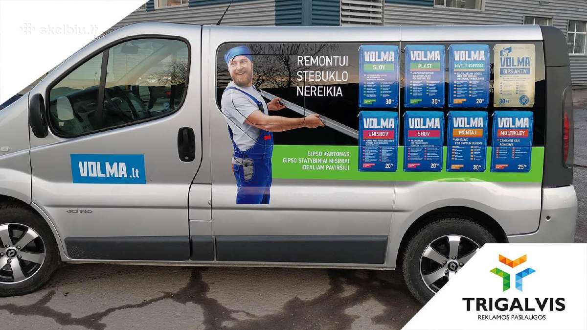 Lipdukų gamyba, reklama ant auto, reklamos gamyba - nuotraukos Nr. 10