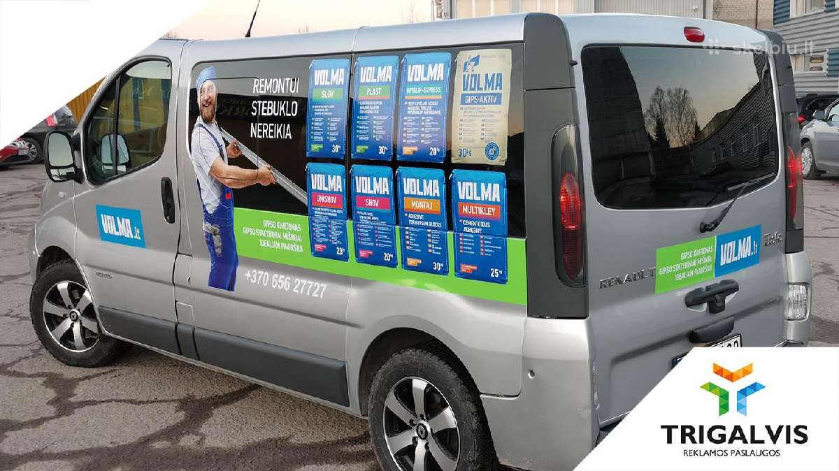 Lipdukų gamyba, reklama ant auto, reklamos gamyba - nuotraukos Nr. 11