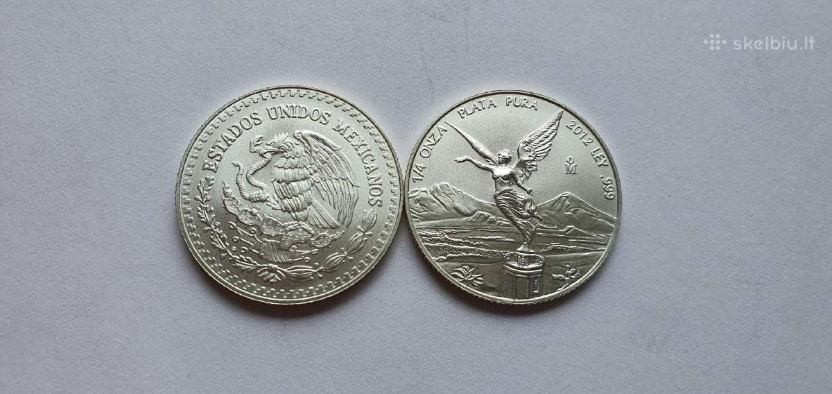 Reta Meksika 1/4 Oz gryno sidabro 1vnt