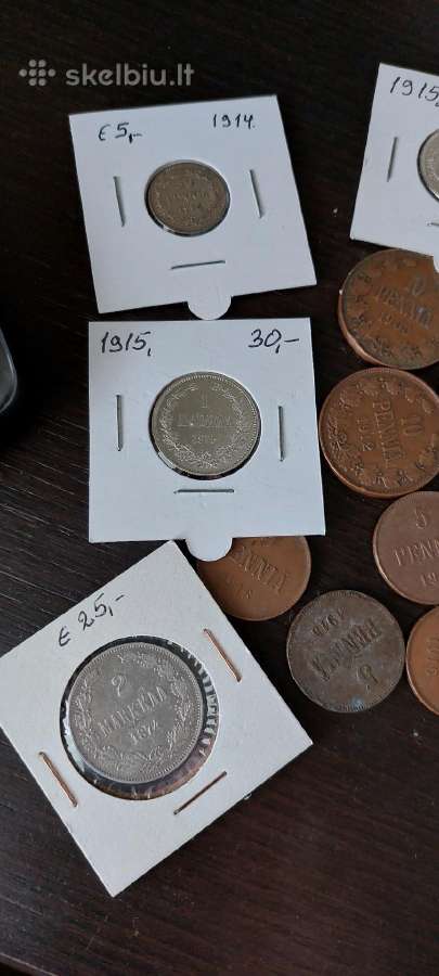 Suomija 1874 Markkaa ir 1912 Pennia