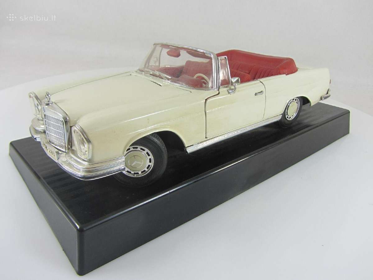 Modeliai Mercedes 280 Se 1:18 mersas modelis - nuotraukos Nr. 2