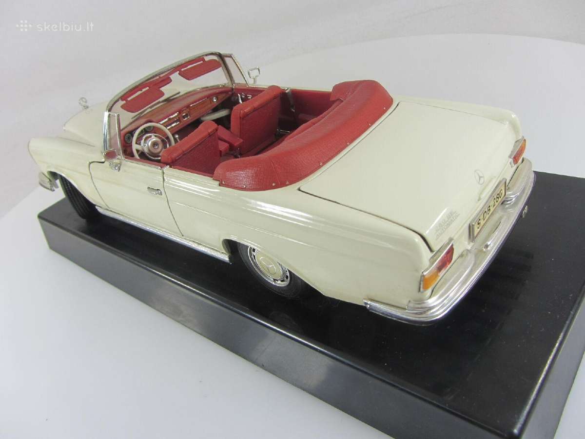 Modeliai Mercedes 280 Se 1:18 mersas modelis - nuotraukos Nr. 3