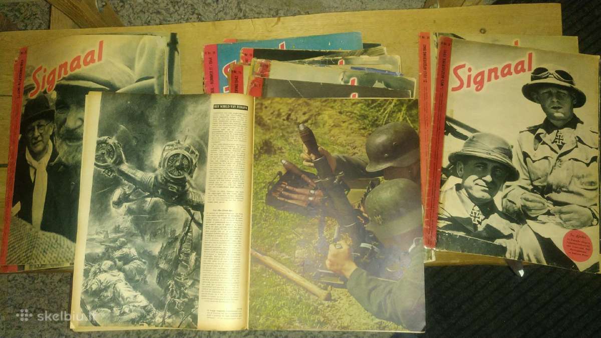 Propagandiniai žurnalai Signal 1941-43 metų - nuotraukos Nr. 2