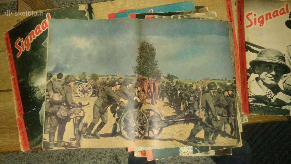 Propagandiniai žurnalai Signal 1941-43 metų - nuotraukos Nr. 4