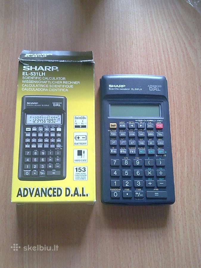 Skaičiuotuvai sharp,canon,elektronika,casio ir kt.