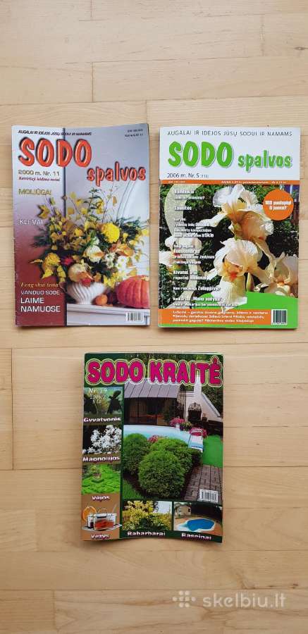 Žurnalai " Sodo spalvos" bei kt. gėlių tematika - nuotraukos Nr. 2