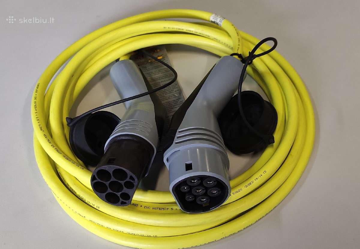 Elektromobilio Įkrovimo kabelis Type 2- T2 3 fazių - nuotraukos Nr. 6