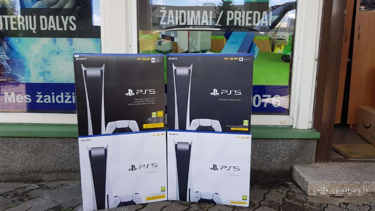 Sony Playstation 5 konsolės Vilniuje Su Garantija - nuotraukos Nr. 4