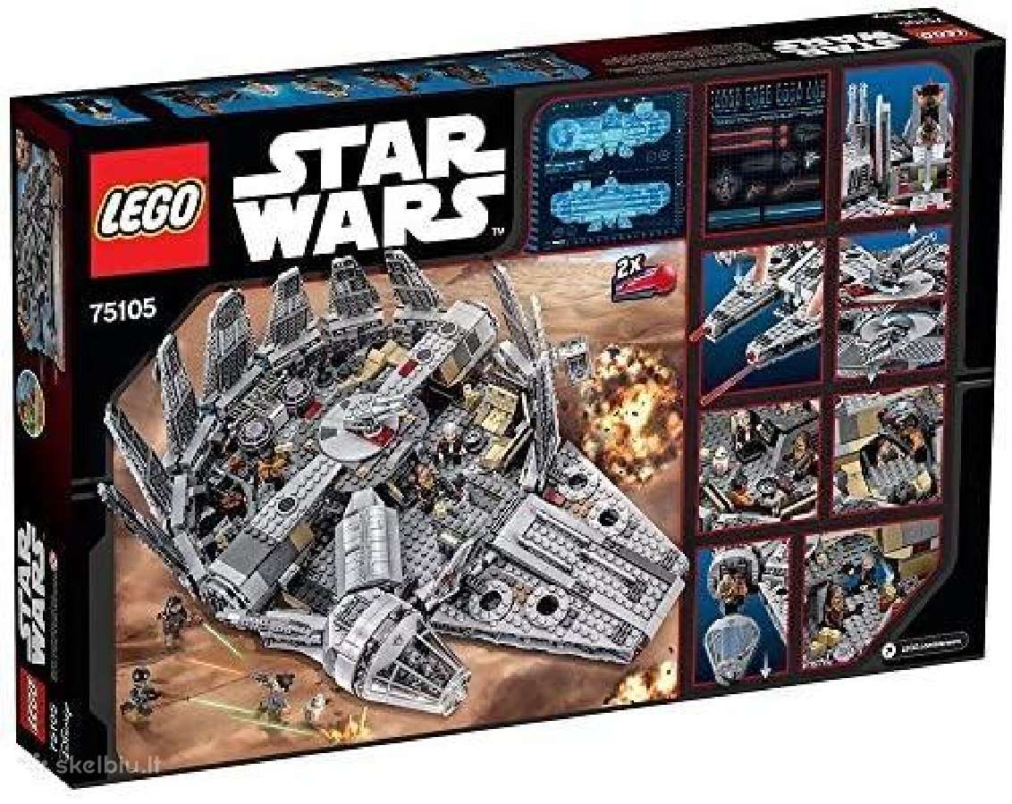 Lego® Star Wars 75105 Millennium Falcon - nuotraukos Nr. 2