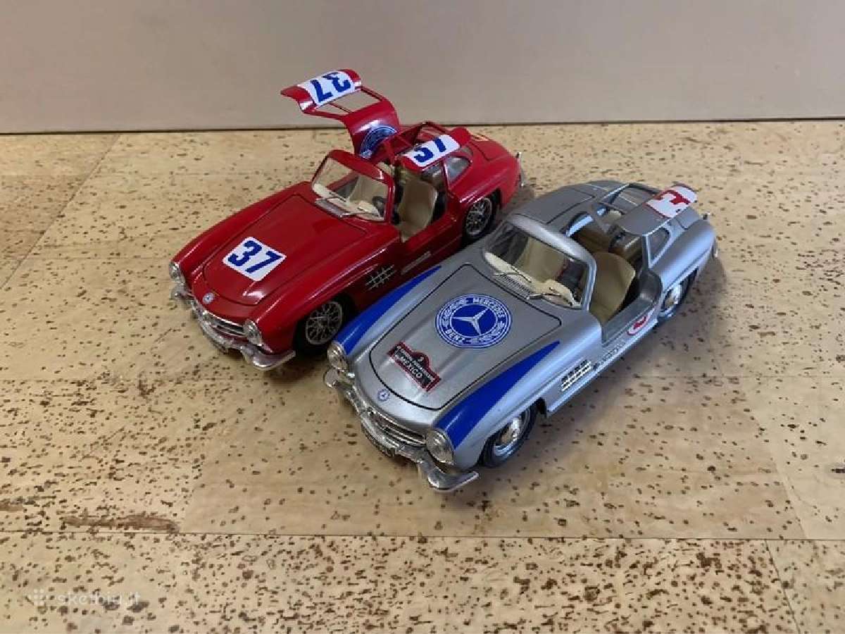 Mercedes benz 300 SL modeliai metaliniai 1:24 - nuotraukos Nr. 4
