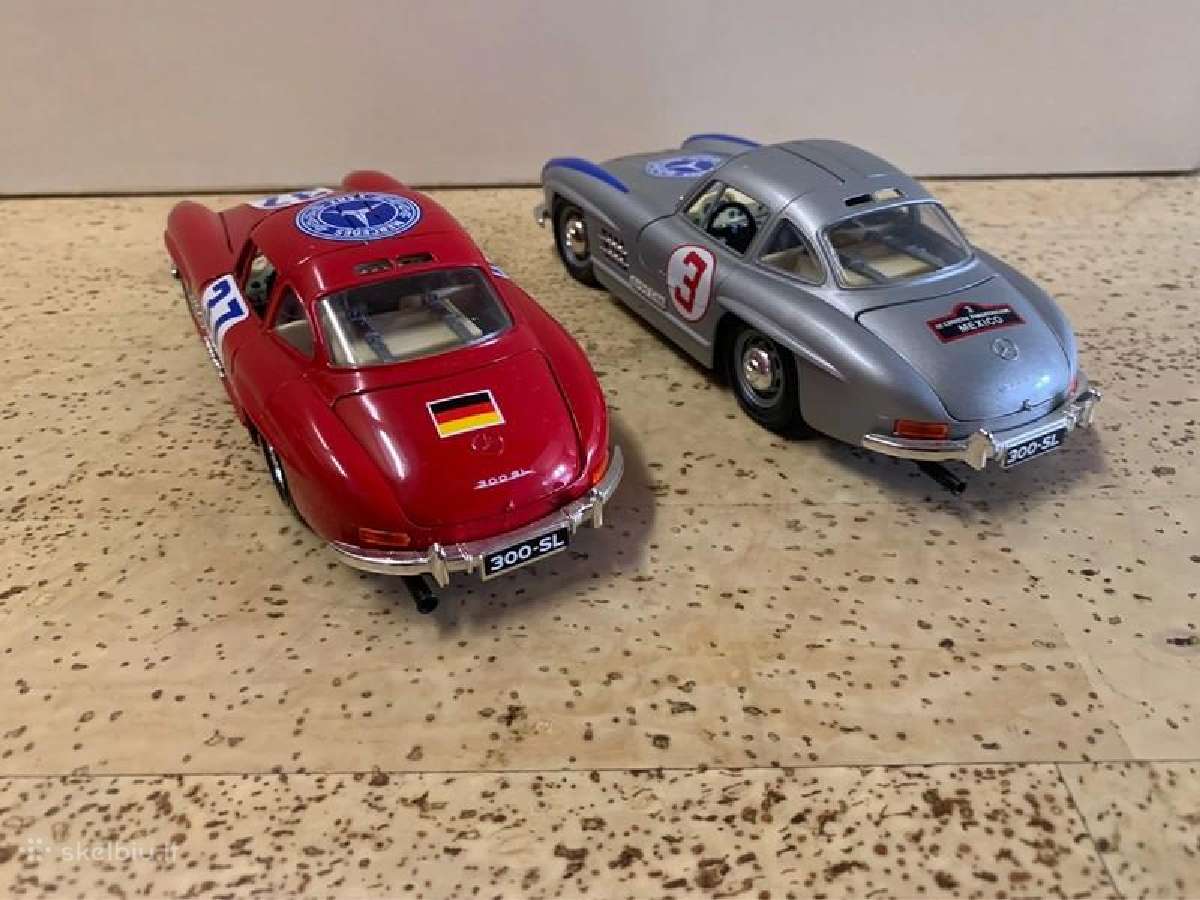 Mercedes benz 300 SL modeliai metaliniai 1:24 - nuotraukos Nr. 6