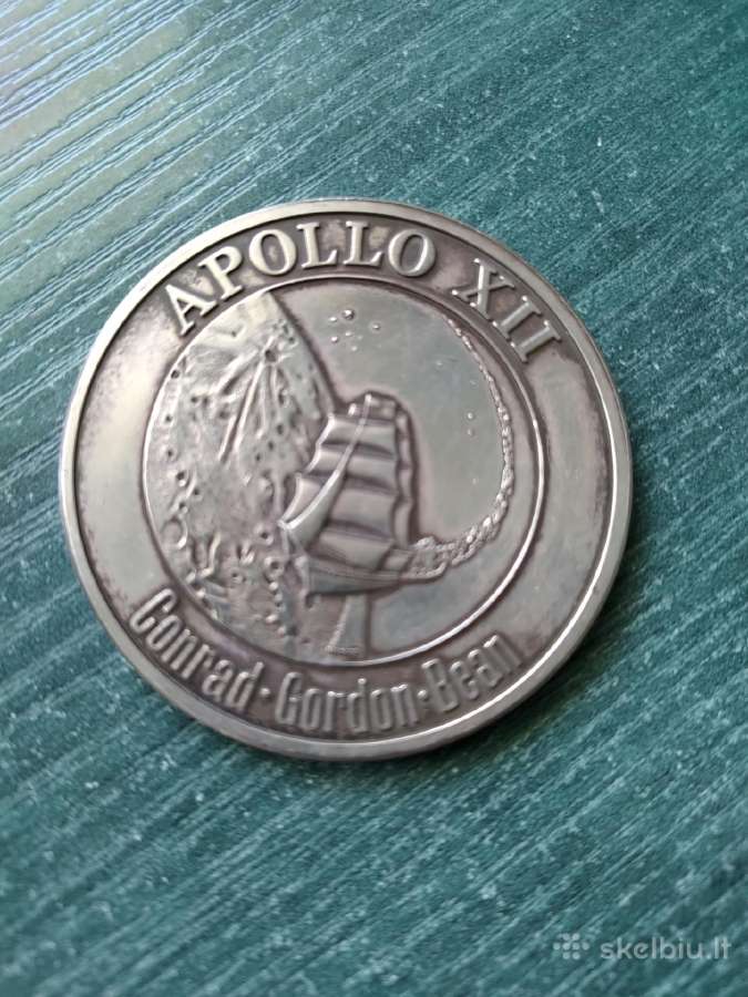 Didelis sidabrinis stalo medalis (50 mm.) - nuotraukos Nr. 4