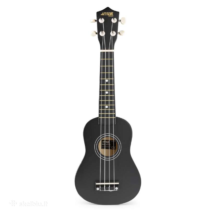 Ukulele rinkinys soprano 21" juoda - nuotraukos Nr. 4