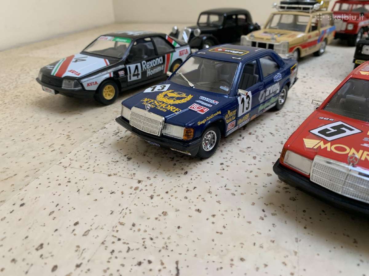 Modeliukai 1:24 Ferrari Mercedes Porsche Peugeot - nuotraukos Nr. 12