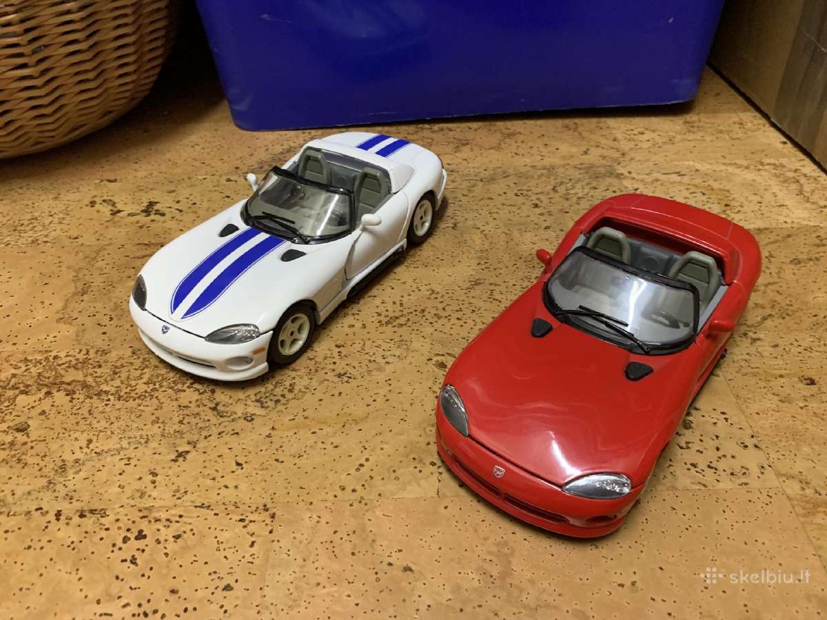 Modeliukai dodge viper 1:24 modeliai diecast - nuotraukos Nr. 2