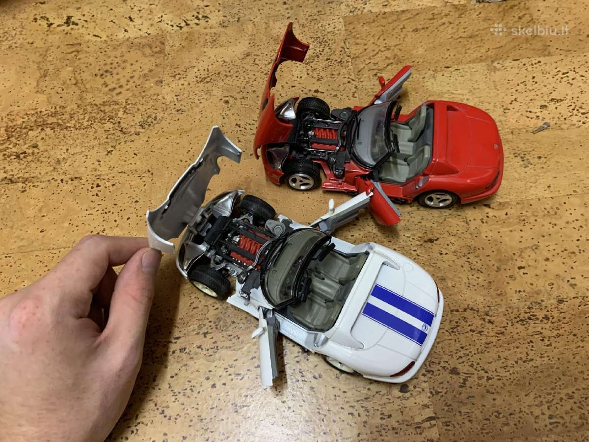 Modeliukai dodge viper 1:24 modeliai diecast - nuotraukos Nr. 4