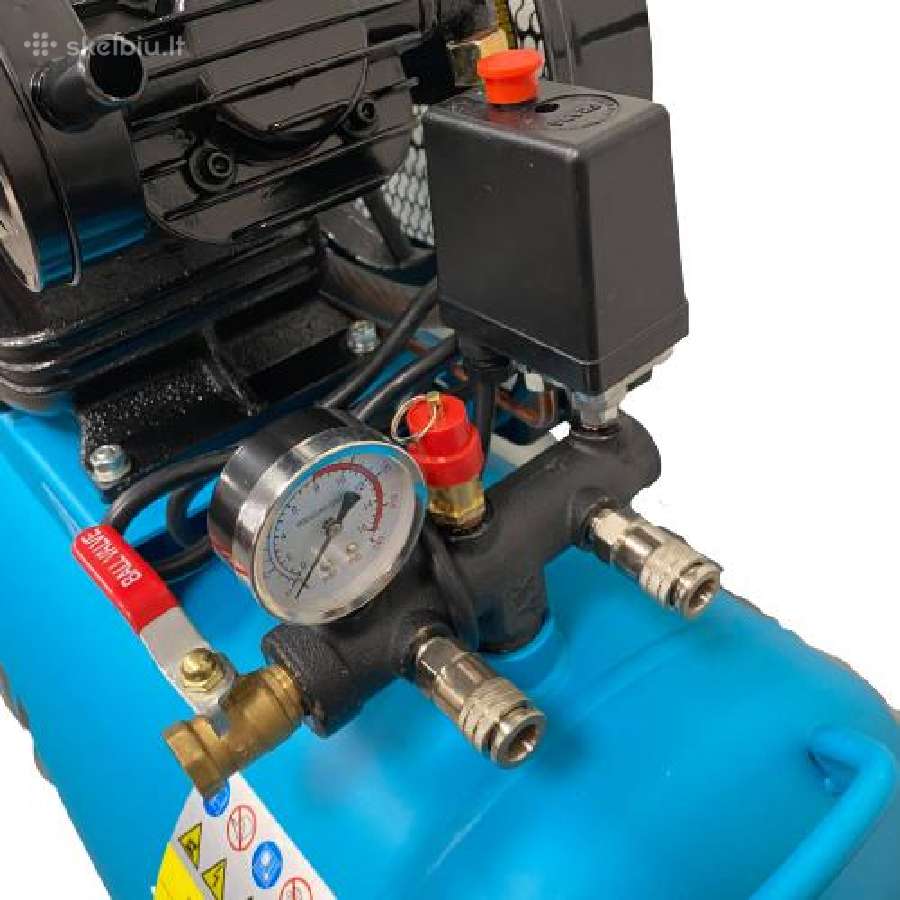 Oro kompresorius 3c 100l 600l/min 3kw 220v ! - nuotraukos Nr. 2