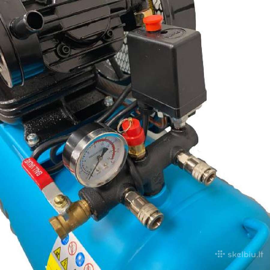 Oro kompresorius Gtm 3 cil. 100l 3kw 600l/min 220v - nuotraukos Nr. 2