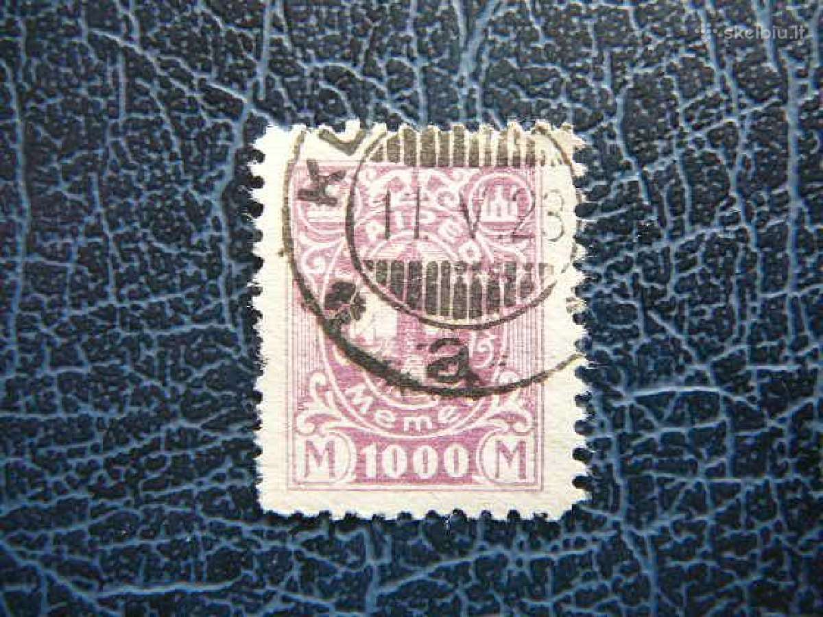 Lietuva Memel Klaipeda 1923 antsp. kl161