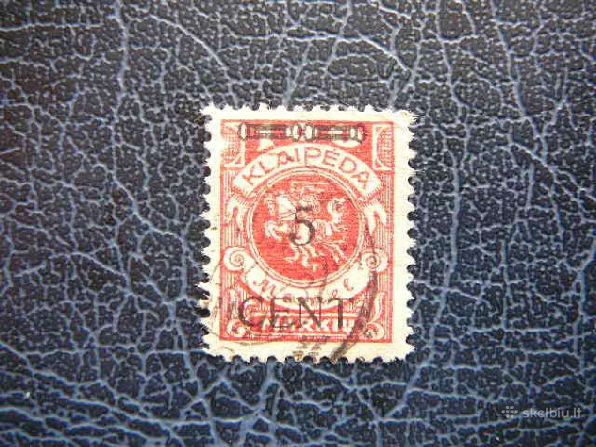 Lietuva Memel Klaipeda 1923 antsp. kl180