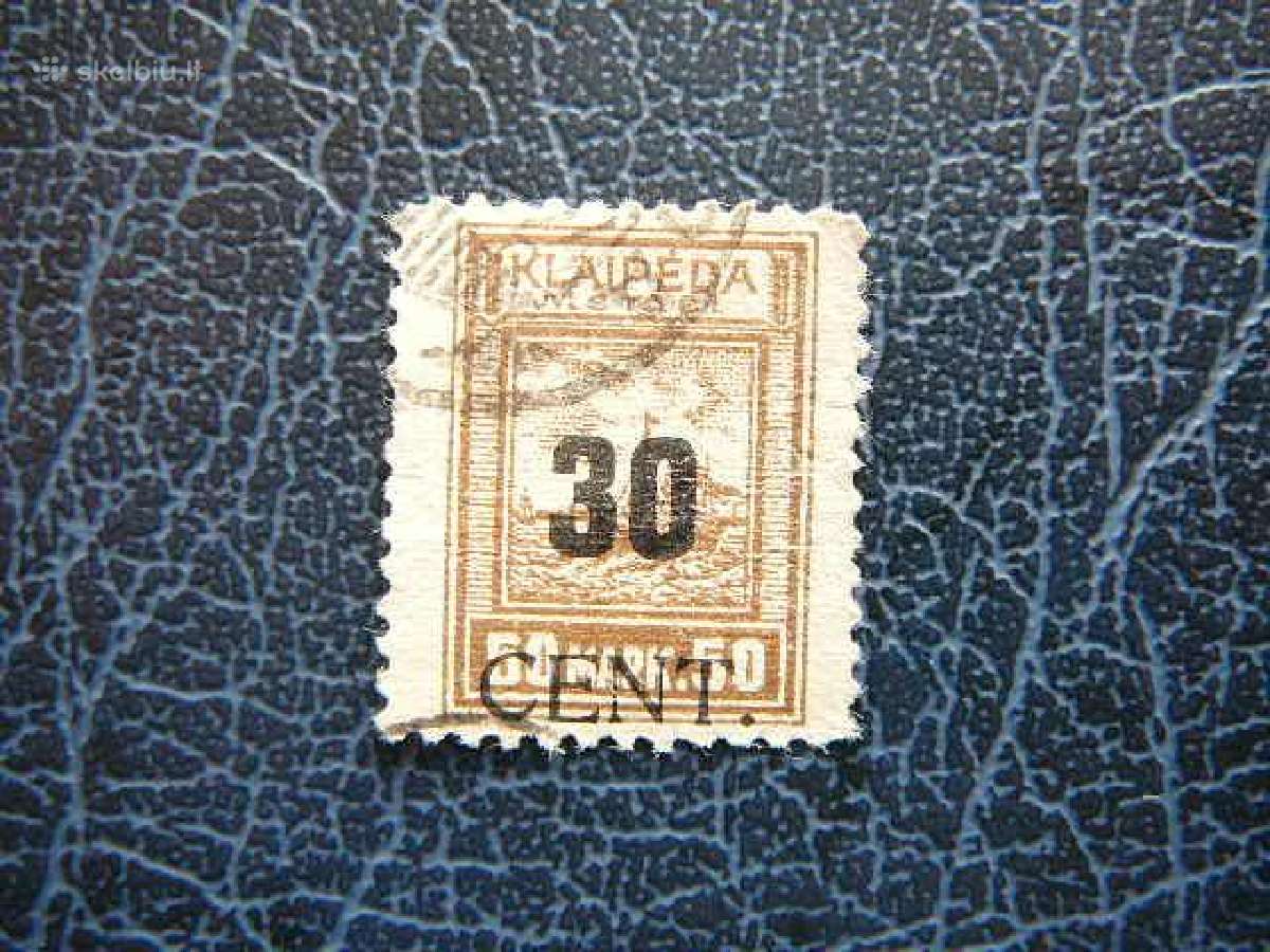 Lietuva Memel Klaipeda 1923 antsp. kl194