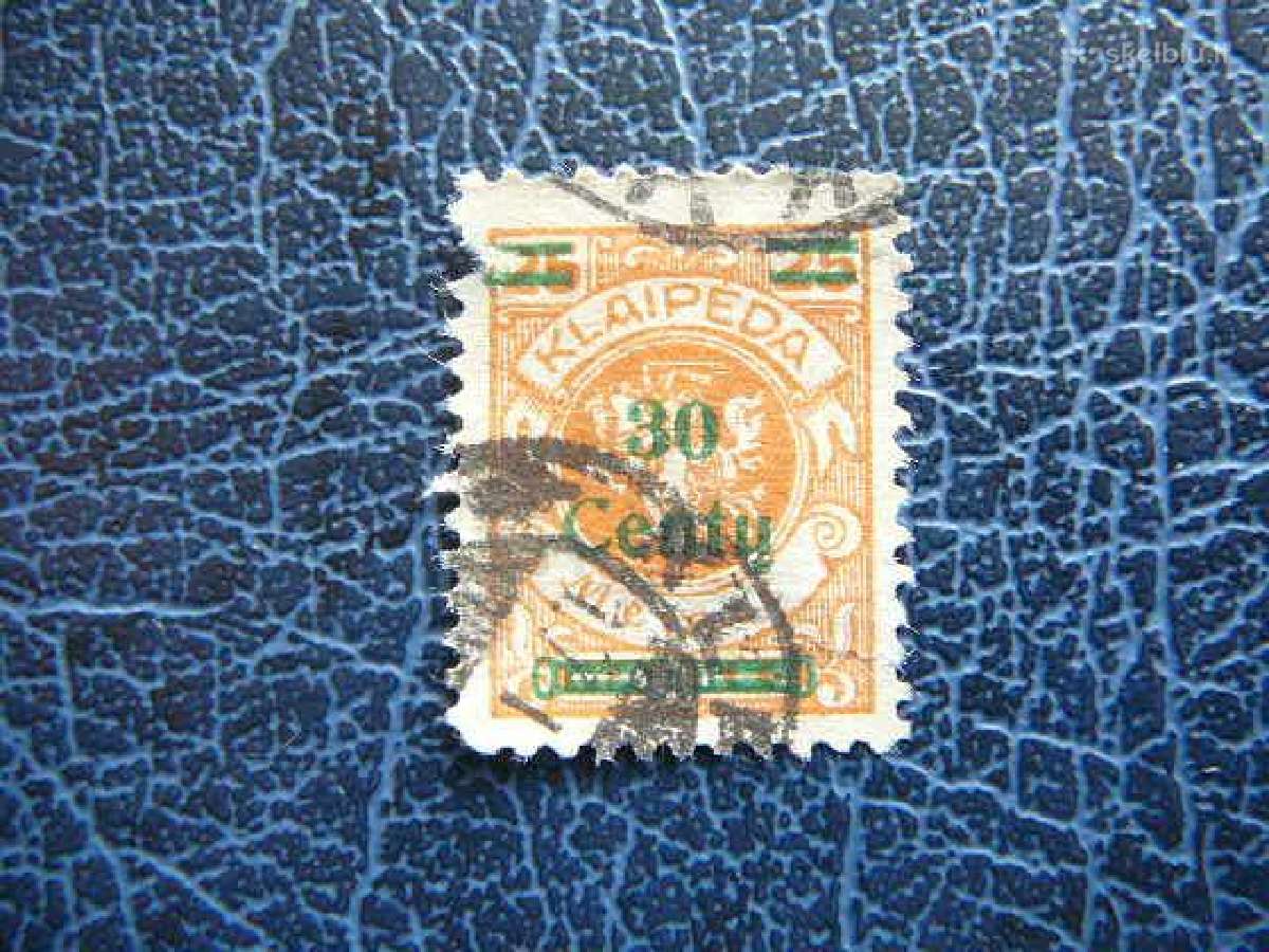 Lietuva Memel Klaipeda 1923 antsp. kl224