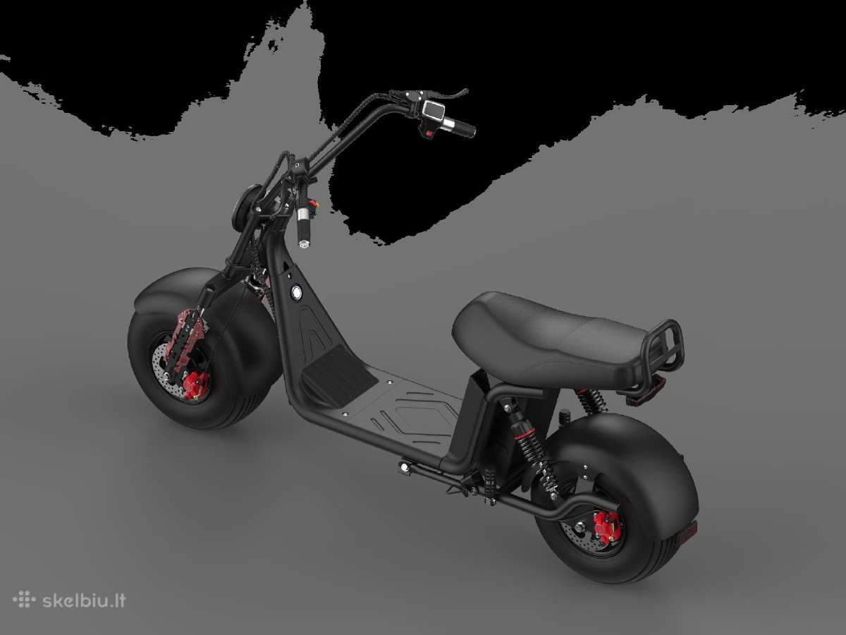 Elektrinis cioperis, motoroleris citycoco - nuotraukos Nr. 2