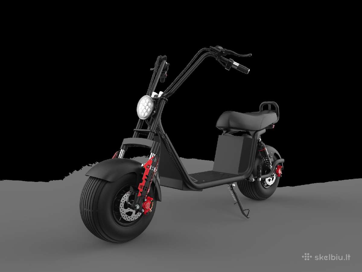 Elektrinis cioperis, motoroleris citycoco - nuotraukos Nr. 6