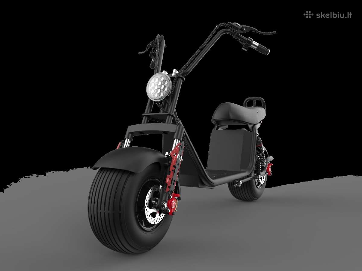 Elektrinis cioperis, motoroleris citycoco - nuotraukos Nr. 7