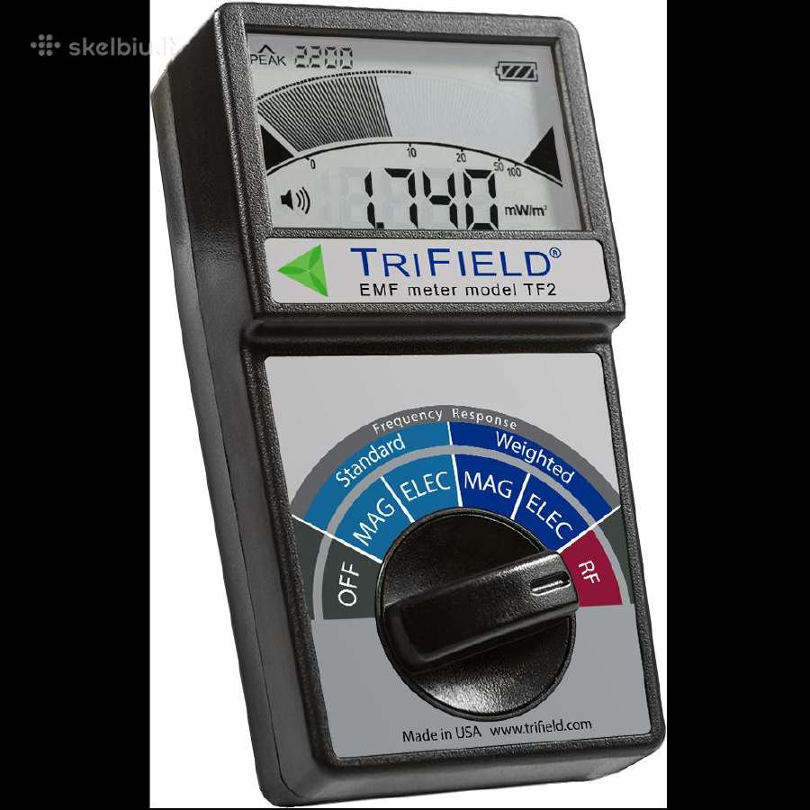 Trifield elektromagnetinių laukų matuoklis Tf2