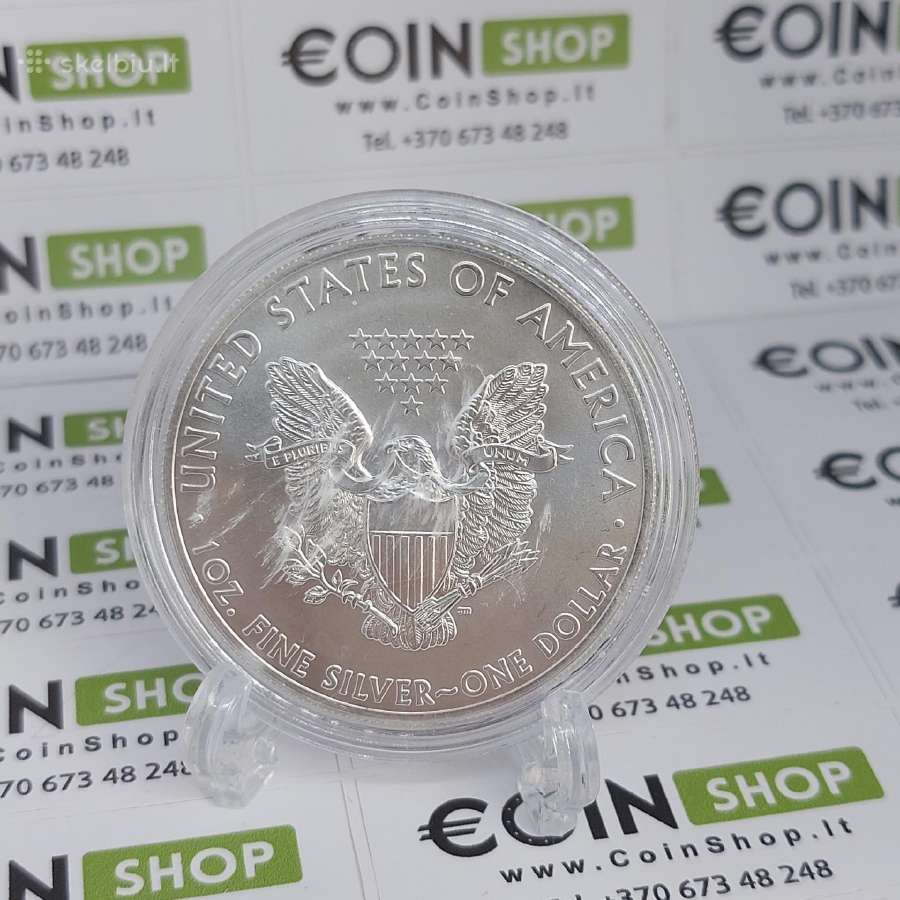 Sidabras Austrija Malta Amerika Usa 1oz - nuotraukos Nr. 4