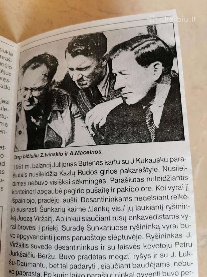 Senas lankstinukas apie partizaną J. Būtėną. - nuotraukos Nr. 7