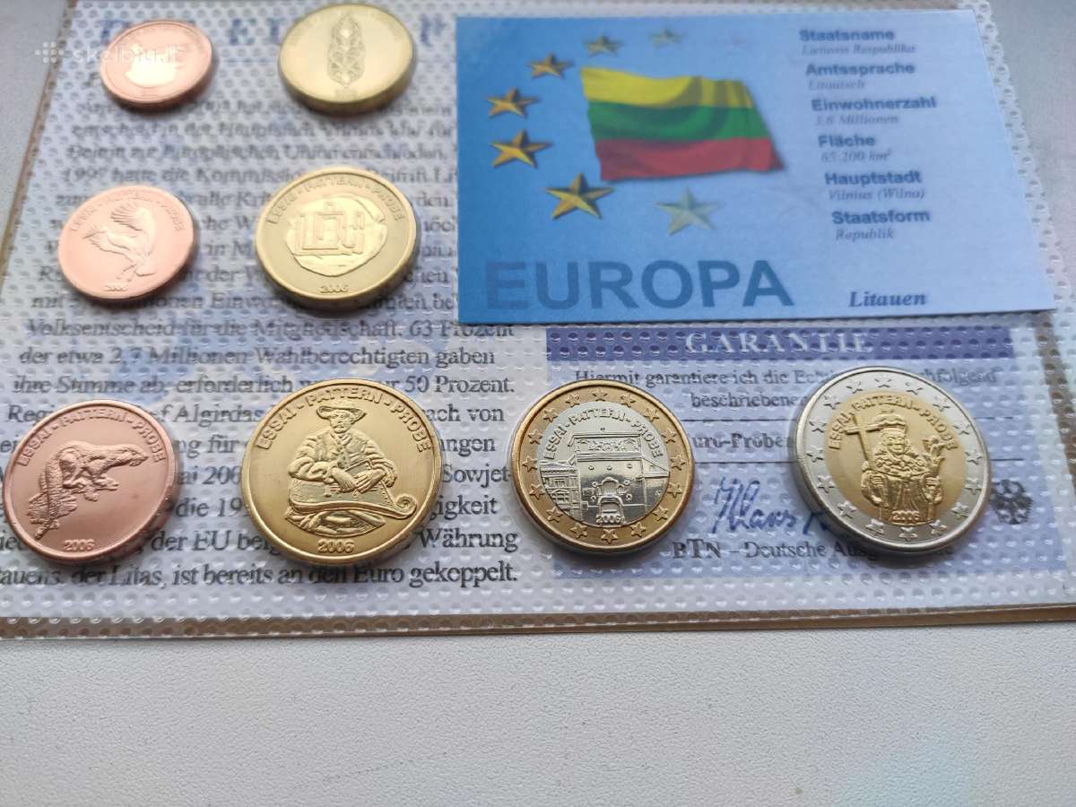 2006 Lietuviškų eurų bandiniai - pavyzdžiai - nuotraukos Nr. 2