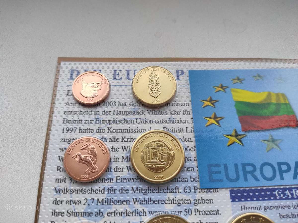 2006 Lietuviškų eurų bandiniai - pavyzdžiai - nuotraukos Nr. 3