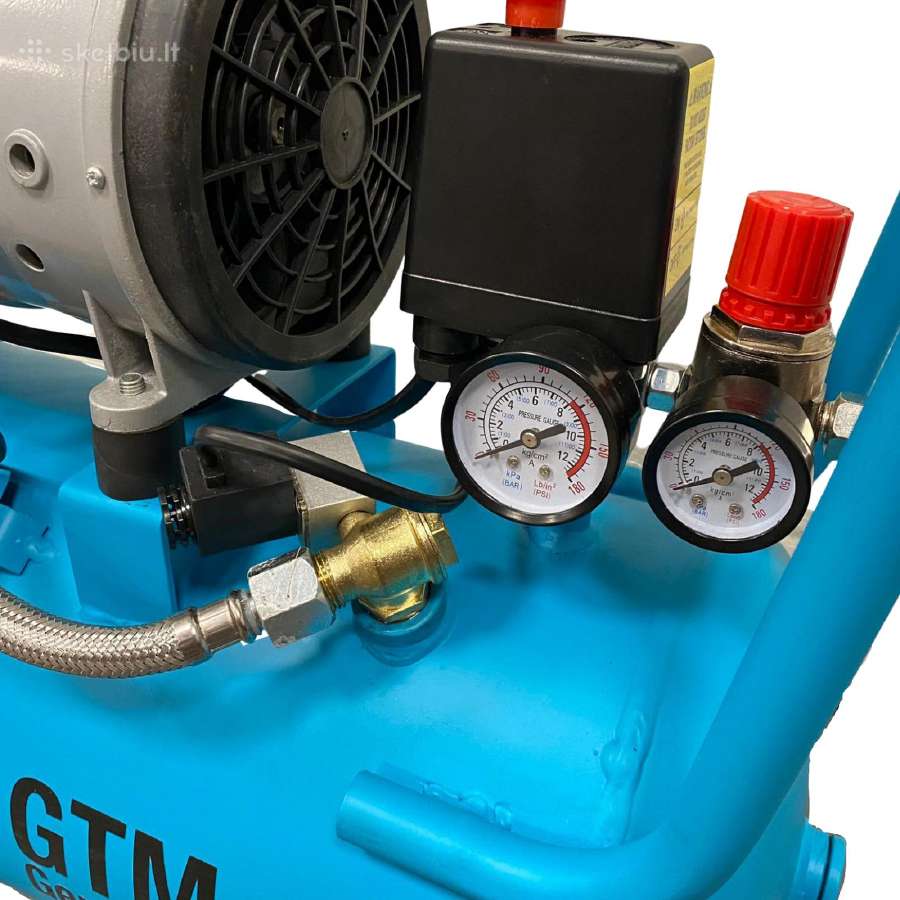 Betepalinis oro kompresorius Gtm 50l 250l/min - nuotraukos Nr. 3