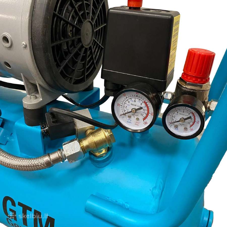 Betepalinis oro kompresorius gtm 50l 250l/min - nuotraukos Nr. 3