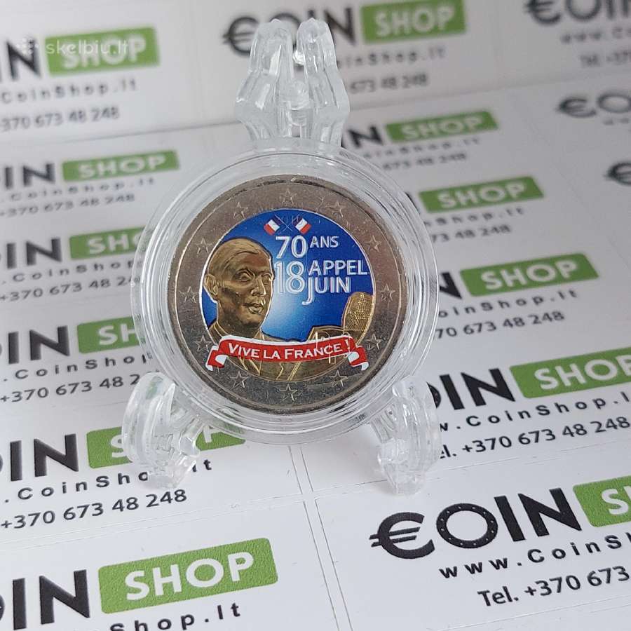 Lietuvos ir kt Euro šalių spalvotos monetos - nuotraukos Nr. 10