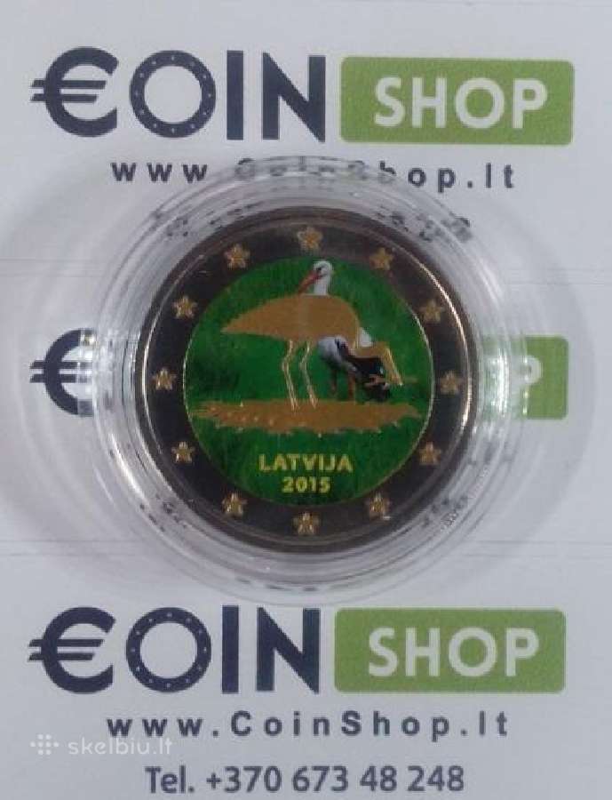 Lietuvos ir kt Euro šalių spalvotos monetos - nuotraukos Nr. 20