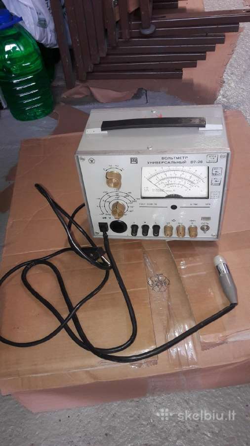 Tssr (CcccCCCP) Universalus voltmetras V7-26 (в7-2